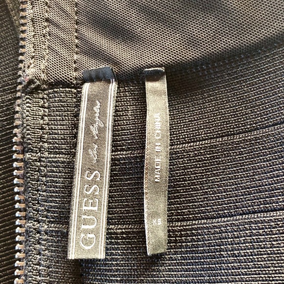 Guess off shoulder black bandage sequinned dress - Picture 4 of 5